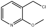 3-(クロロメチル)-2-メトキシピリジン 化学構造式