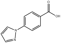 4-(1-吡唑基)苯甲酸,16209-00-0,结构式