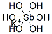 POTASSIUM HEXAHYDROXOANTIMONATE(V) Structure