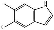 5-CHLORO-6-METHYL INDOLE Structure