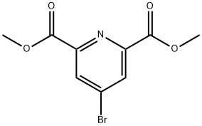 4-溴-2.6-二甲酸甲酯吡啶, 162102-79-6, 结构式