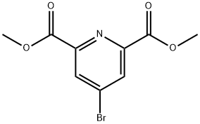 4-溴-2.6-二甲酸甲酯吡啶 结构式