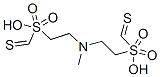 Bis-(2-methanethiosulfonatoethyl)methylamine Structure