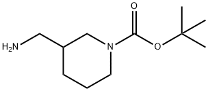 1-Boc-3-氨甲基哌啶 结构式