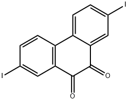 2,7-Diiodophenanthrenequinone Struktur