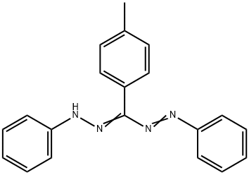 1,5-二苯基-3-(P-甲苯基)甲,1622-12-4,结构式