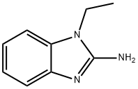 1-乙基-1H-苯并咪唑-2-胺 结构式