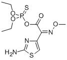 4-THIAZOLEACETIC ACID, 2-AMINO-ALPHA-(METHOXYIMINO)-, (AZ)-, ANHYDRIDE WITH O,O-DIETHYL HYDROGEN PHOSPHOROTHIOATE Structure