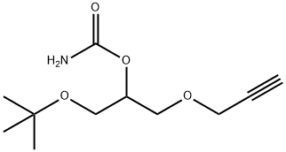 1-(1,1-Dimethylethoxy)-3-(2-propynyloxy)-2-propanol carbamate Structure