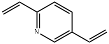 2,5-ジビニルピリジン 化学構造式