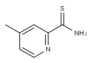 4-METHYLPYRIDINE-2-CARBOTHIOAMIDE Structure