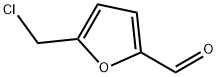 5-クロロメチルフラン-2-カルボアルデヒド 化学構造式