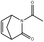 2-乙酰基-2-氮杂双环[2.2.1]庚-5-烯-3-酮, 162307-09-7, 结构式