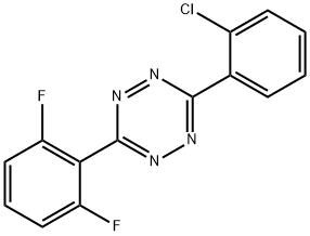 3-(2-氯苯基)-6-(2,6-二氟代苯基)-1,2,4,5-四嗪 结构式