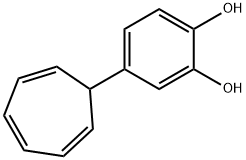 1,2-Benzenediol, 4-(2,4,6-cycloheptatrien-1-yl)- (9CI) Struktur