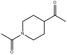 1-(4-ACETYLPIPERIDINO)ETHAN-1-ONE 化学構造式