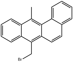 Benz(a)anthracene, 7-bromomethyl-12-methyl. 结构式