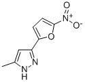 5-Methyl-3-(5-nitro-2-furyl)pyrazole Structure