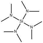 テトラ(ジメチルアミノ)シラン 化学構造式