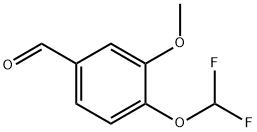 4-DIFLUOROMETHOXY-3-METHOXY-BENZALDEHYDE Structure