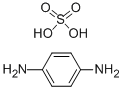 1,4-フェニレンジアミン硫酸塩 化学構造式