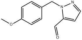 1-[(4-Methoxyphenyl)Methyl]-1H-pyrazole-5-carbaldehyde Structure