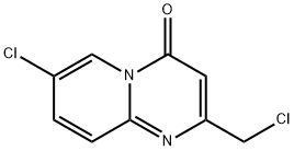 7-chloro-2-(chloromethyl)-4H-pyrido[1,2-a]pyrimidin-4-one(SALTDATA: FREE) Struktur