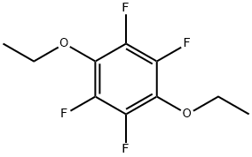 1,4-ジエトキシテトラフルオロベンゼン 化学構造式