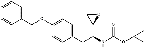 ERYTHRO-N-BOC-O-BENZYL-L-TYROSINE EPOXIDE Struktur