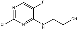 2-[(2-chloro-5-fluoro-4-pyrimidinyl)amino]ethanol Structure