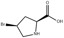 (2S,4S)-4-溴吡咯烷-2-羧酸, 16257-69-5, 结构式
