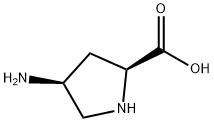 L-Proline, 4-amino-, cis- (9CI) 化学構造式