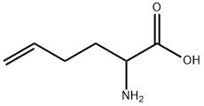 2-AMINOHEX-5-ENOIC ACID, 16258-05-2, 结构式