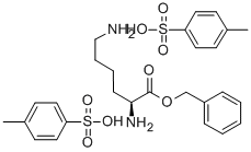 H-LYS-OBZL · 2 P-TOSYLATE 化学構造式
