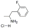 2-氟苯基丙胺盐酸盐, 1626-69-3, 结构式