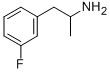 3-Fluoroamphetamine Structure