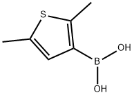 2,5-ジメチルチオフェン-3-ボロン酸 化学構造式