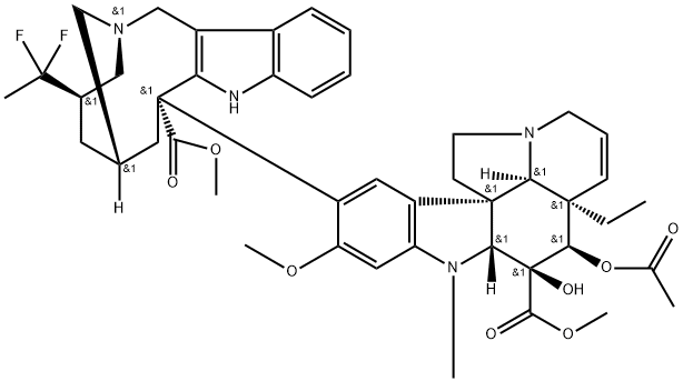 Vinflunine Struktur