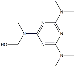 pentamethylmonomethylolmelamine Struktur