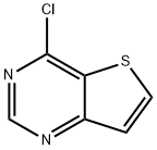 4-クロロチエノ[3,2-D]ピリミジン 化学構造式
