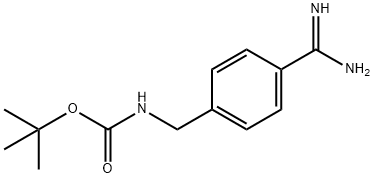 4-BOC-アミノメチルベンズアミジン 化学構造式