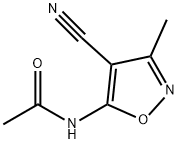 Acetamide, N-(4-cyano-3-methyl-5-isoxazolyl)- (9CI) Structure