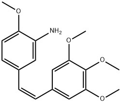(Z)-2-Methoxy-5-(3,4,5-Trimethoxystyryl)Aniline Structure