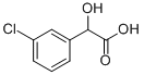 间氯扁桃酸, 16273-37-3, 结构式