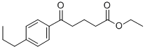 ETHYL 5-(4-N-PROPYLPHENYL)-5-OXOVALERATE Struktur