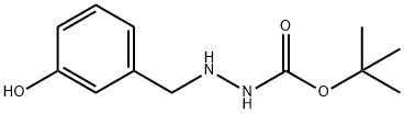 N-BOC-N''-(3-HYDROXYBENZYL)HYDRAZINE Structure