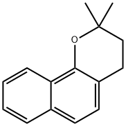 2,2-ジメチル-3,4-ジヒドロ-2H-ナフト[1,2-b]ピラン 化学構造式