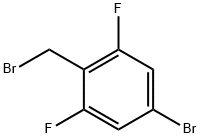 4-溴-2,6-二氟苄基溴,162744-60-7,结构式