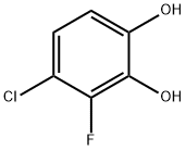 1,2-Benzenediol,  4-chloro-3-fluoro- Struktur