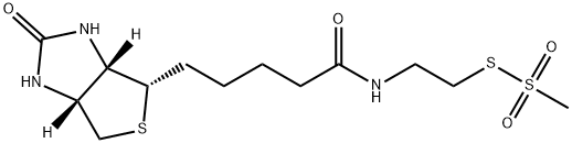 メタンチオスルホン酸N-ビオチニルアミノエチル 化学構造式